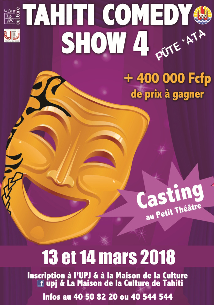 Tahiti Comedy Show 4 – Casting