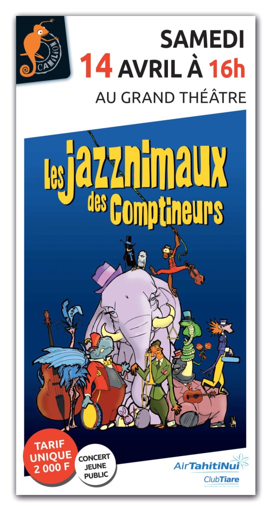 Affiche Concert – Les jazznimaux des comptineurs low