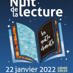 5ème Nuit de la Lecture le samedi 22 janvier 2022 à la Maison de la Culture