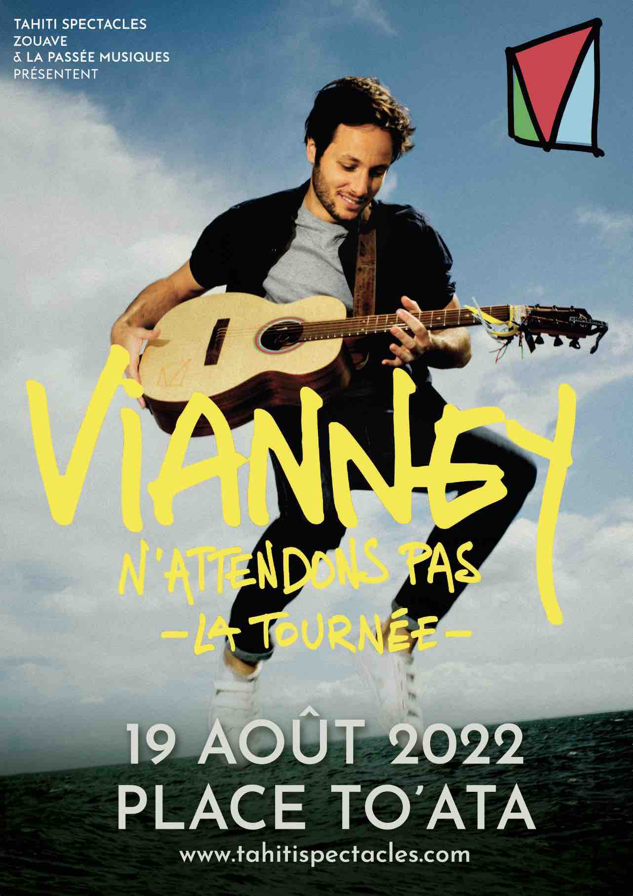 N'attendons pas la tournée” : VIANNEY en concert à To'atā !