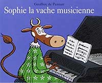 200 livres animes sophie la vache musicienne